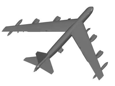Boeing B-52 Stratofortress 3D model