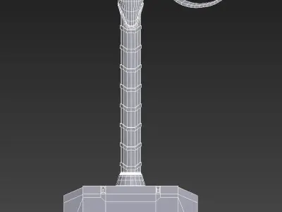 Mjolnir Free low-poly 3D model