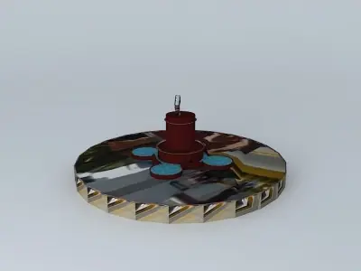 Pipila roundabout San Miguel de Allende 3D model