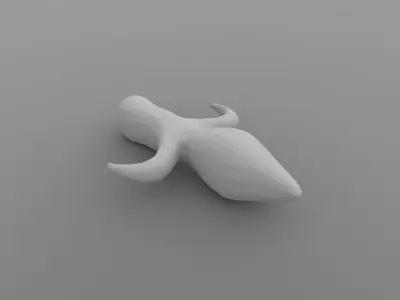 Simple Fluer-De-Lis Free 3D print model