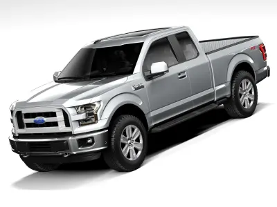 Ford F-150 Extended Cab 2015 3D model