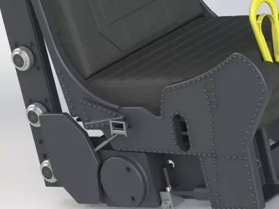 SR71 Ejection seat HDwork 3D print model