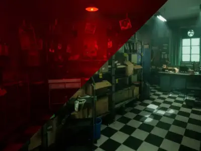 Private Detective Office - Unreal Engine Project Low-poly 3D model