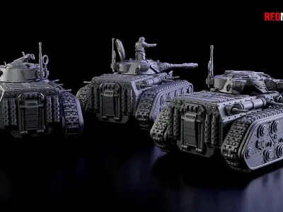 Infantry Fighting Vehicle - Imperial Force 3D print model