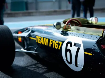 1960s Lotus F1 Race Car Classic Formula One 3D Model 3D model