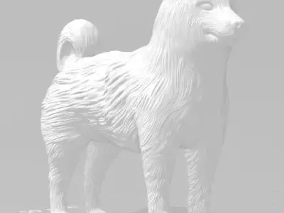 DOG Shiba Inu stl 3D model