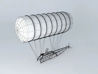 Charles F Ritchels Flying Machine 3D model