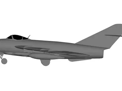 Mikoyan Gurevich MiG-17 3D model