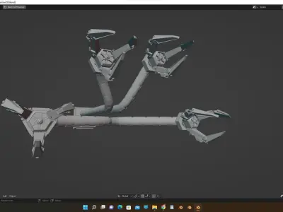 OCTO ROBOTIC TENTACLES 3D model