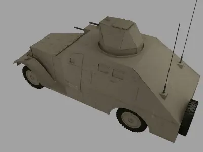 APC M3 Scout Car Isareli Version 3D model