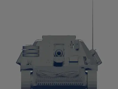 15cm sIG 33 B Sfl 3D model