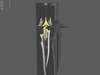 Final Fantasy VII Cloud First Weapons 3D print model