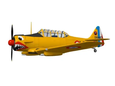 T-6G texan 3D model
