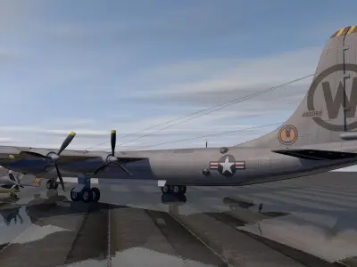 Convair B-36H Peacemaker 3D model
