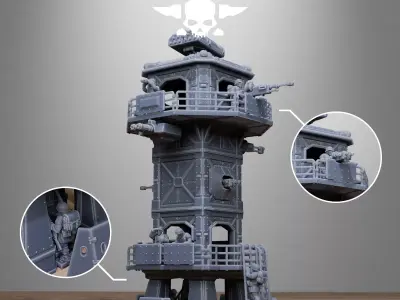 FreeGuard Tower Guard 3D print model