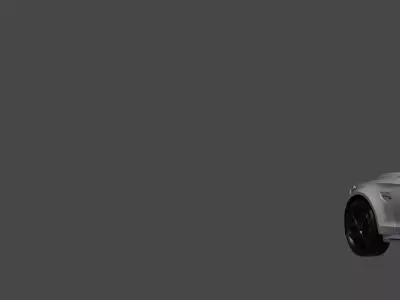 Mercedes C63 S Rigged  Free 3D model