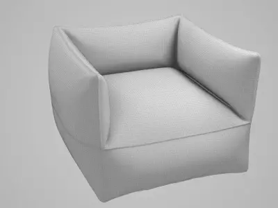 Leather Chair 01 Free 3D model