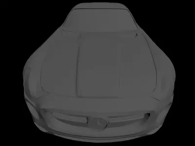 3d modelling of car sls Free 3D model