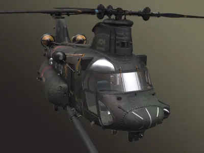 Chinook MH-47 3D model