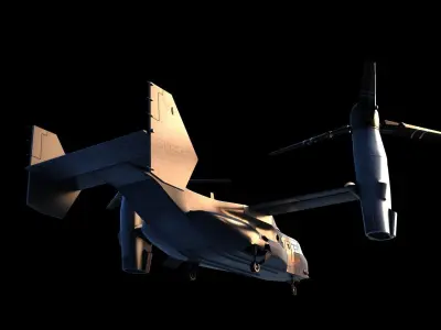 MV22 Marine High Quality 3D model