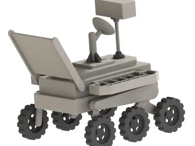 Space Rover Toy 3D print model