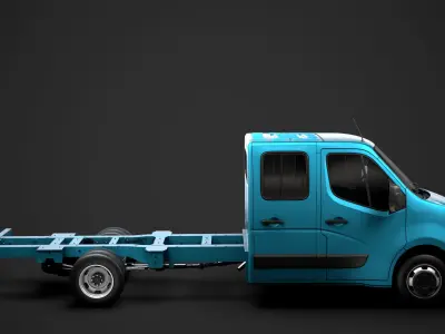 Nissan NV400 CrewCab DW E30 Chassis 2014 3D model