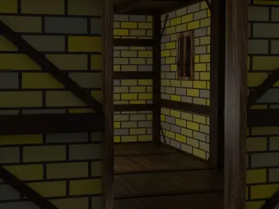 Low Poly House Very Simple It is work very good in UE Free 3D model