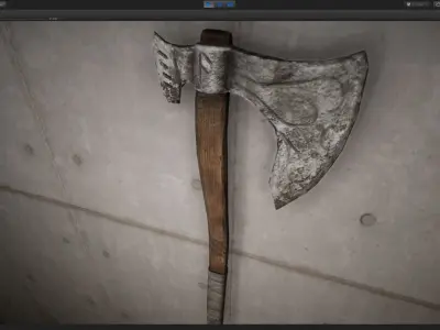 Viking Axe - Unity Ready Free low-poly 3D model