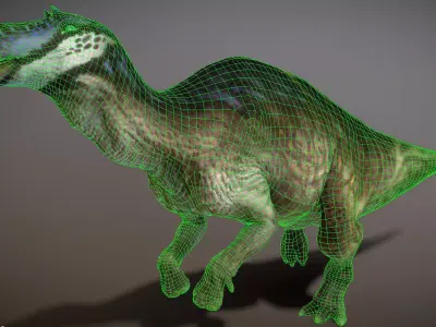 Maiasaura  The Good Mother Dinosaur Low-poly 3D model