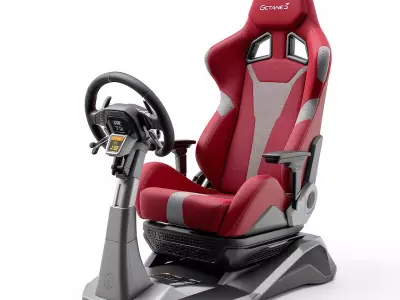 Racing Simulator Cockpit 3D model