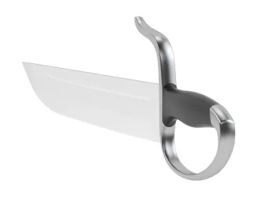 Butterfly Sword 04 3D model