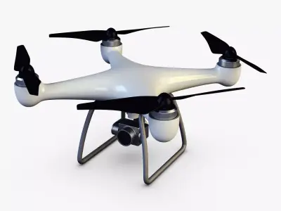 Drone Quadcopter v 1 3D model