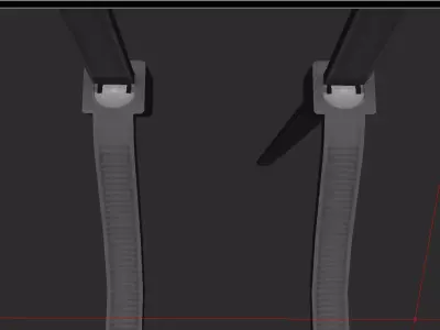 TyRaps Low-poly 3D model