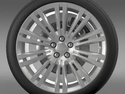Chrysler 300C 2012 wheel 3D model