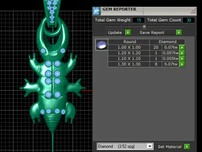 scorpion pendant 3D print model