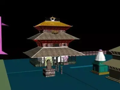 Bagbhairab Temple 3D model