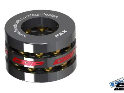 PINKI double ball bearingdesigned by paX Free 3D model