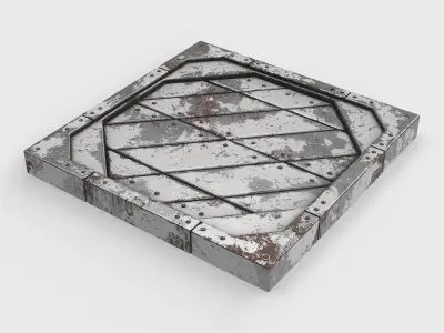 panel sci-fi 08 3D model