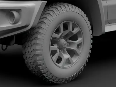 Suzuki Jimny AllGrip 2019 wheel 3D model