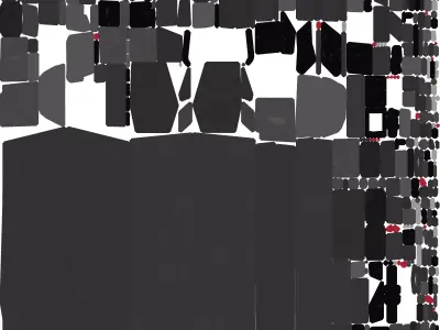 AH-64 Apache basic Interior for the Pilot Low-poly 3D model