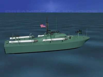 Patrol Torpedo Boat PT59 3D model