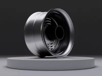 L6G wheel Low-poly 3D model