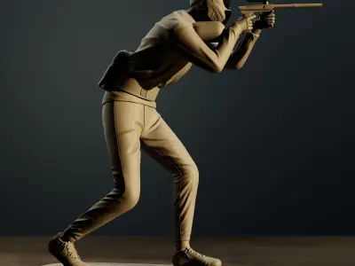 Paintball Player Jugador 3D print model