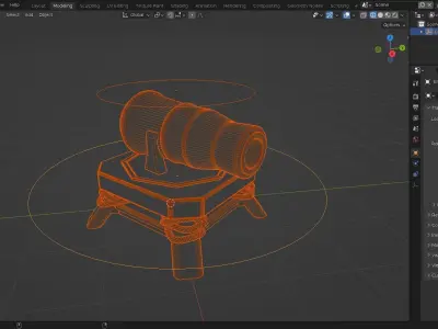 Clash of clans cannon Free 3D model