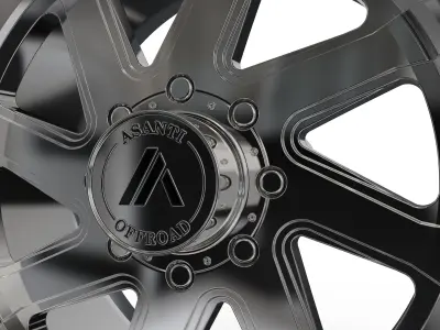 ASANTI WINDMILL WHEEL 3D MODEL 3D model