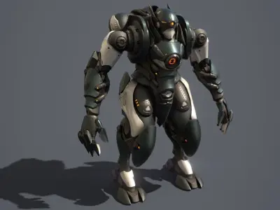 Avalon Suit Low-poly 3D model