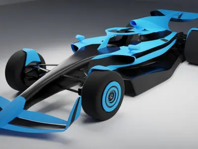 Modified F1 2023 Concept Free 3D model