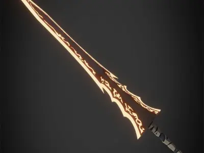 Solo Leveling Igris Sword for Cosplay 3D print model