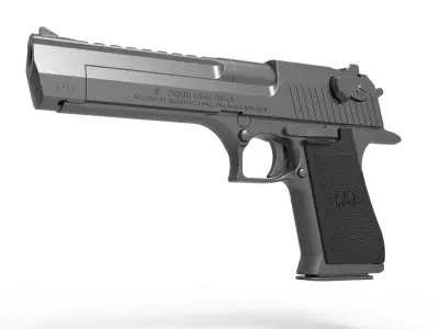 Desert Eagle from the movie Deadpool 2016 3D model