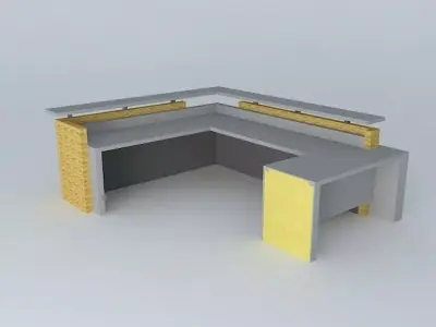 Reception Desk Free 3D model purchase